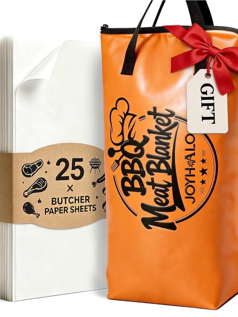 Halo Orange Insulated BBQ Meat Carry Bag